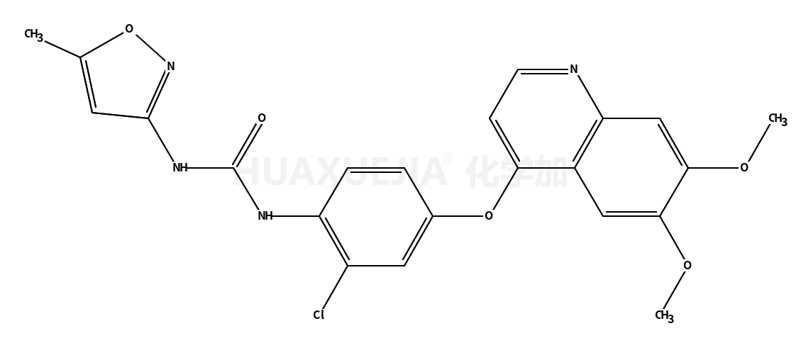 N-[2-氯-4-[(6,7-二甲氧基-4-喹啉基)氧基]苯基]-N’-(5-甲基-3-异恶唑基)脲