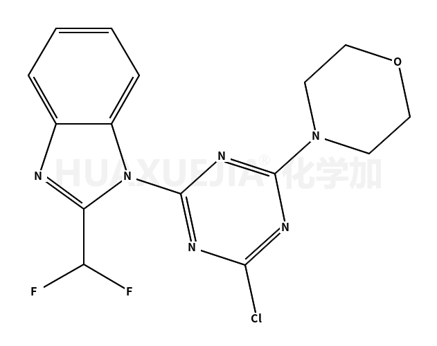 4-(4-氯-6-(2-(二氟甲基)-1H-苯并[d]咪唑-1-基)-1,3,5-三嗪-2-基)吗啉