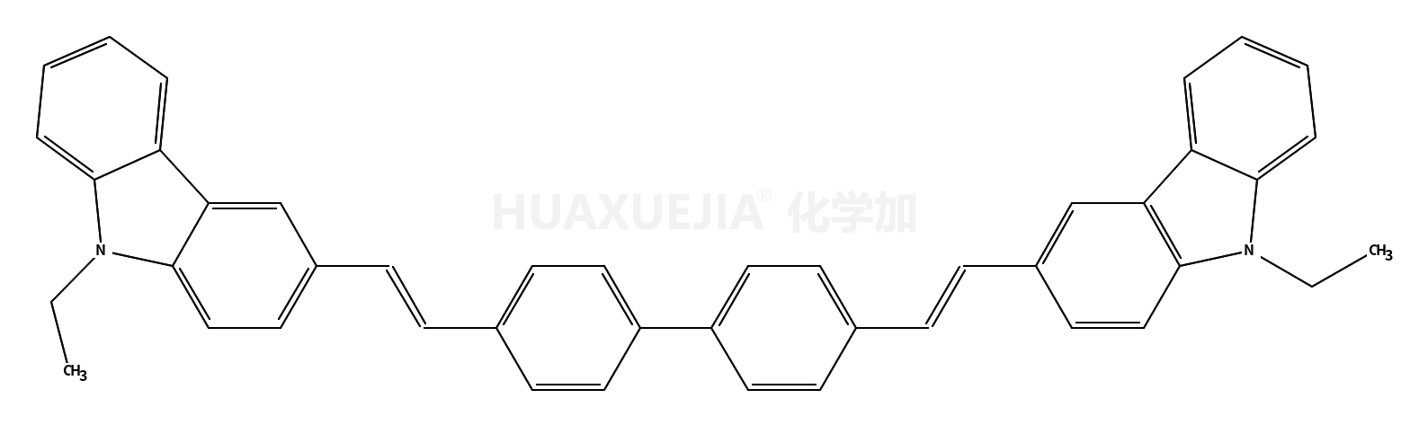 4,4'-双(9-乙基-3-咔唑乙烯基)-1,1'-联苯