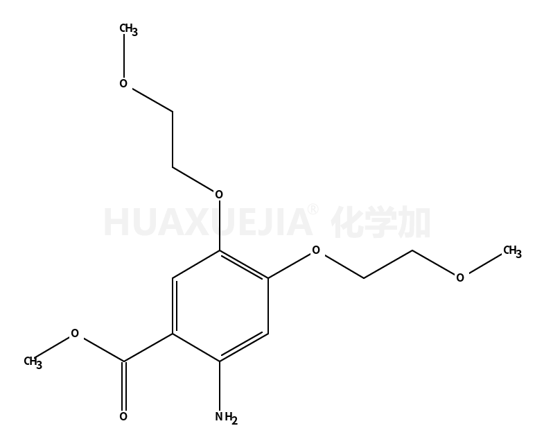 2-氨基-4,5-双(2-甲氧基乙氧基)-苯甲酸甲酯
