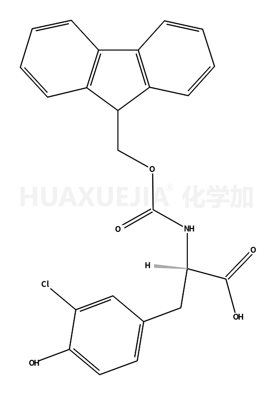 (S)-2-(((9h-葱-9-基)甲氧基)羰基氨基)-3-(3-氯-4-羟基苯基)丙酸