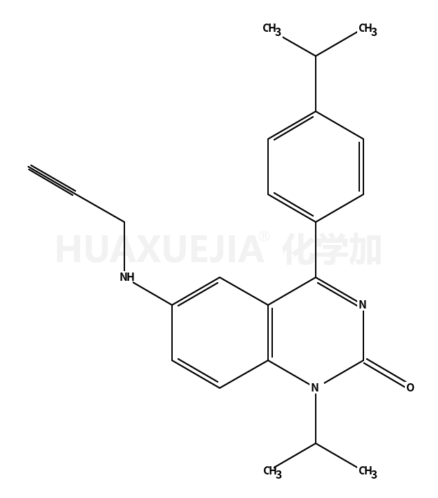 1-(1-甲基乙基)-4-[4-(1-甲基乙基)苯基]-6-(2-丙炔-1-基氨基)-2(1H)-喹唑啉酮