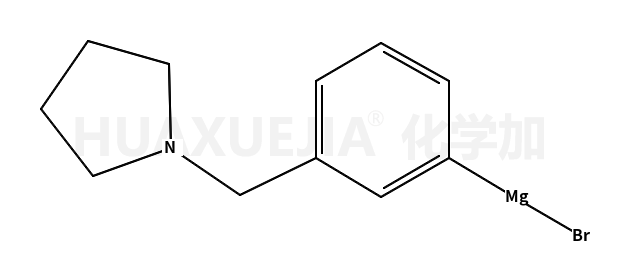 溴化3-[(1-吡咯烷并)甲基]苯基镁