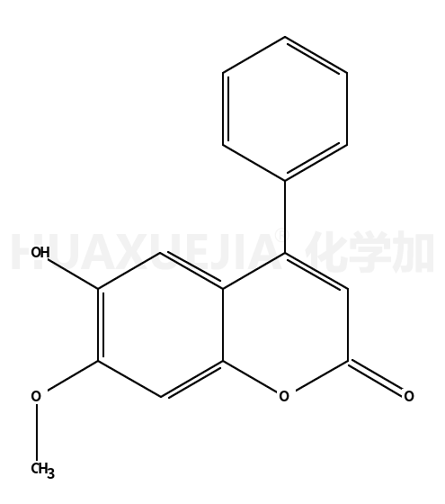 6-羟基-7-甲氧基-4-苯基香豆素;黄檀素