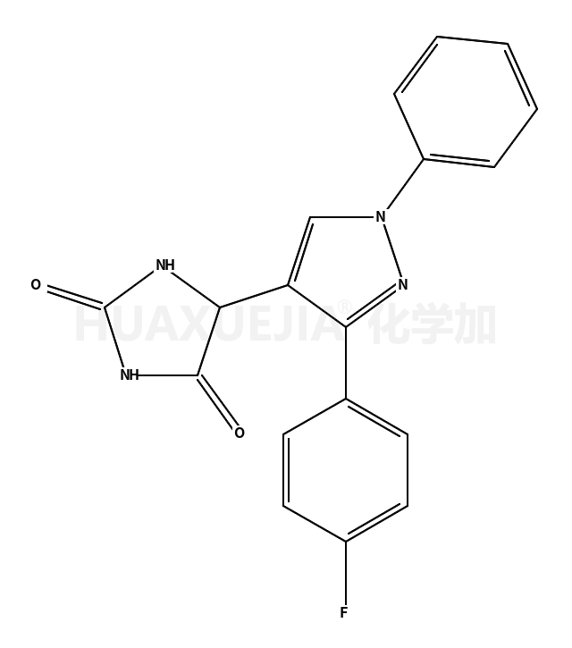 5-(3-(4-氟苯基)-1-苯基-1H-吡唑-4-基)咪唑啉-2,4-二酮