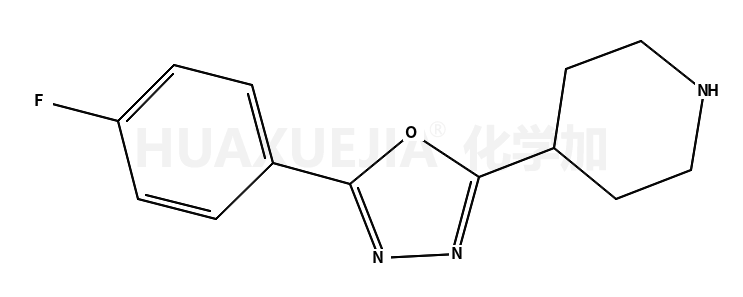 4-(5-(4-氟苯基)-1,3,4-噁二唑-2-基)哌啶