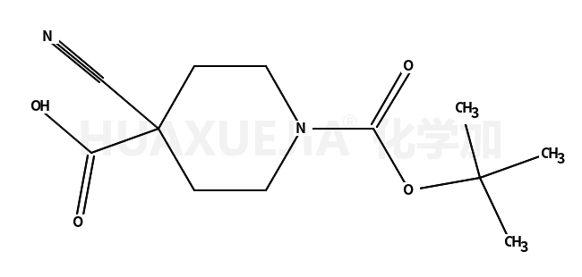 1-Boc-4-氰基呱啶-4-甲酸