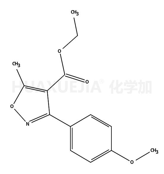 Ethyl 3-(4-methoxyphenyl)-5-methyl-1,2-oxazole-4-carboxylate