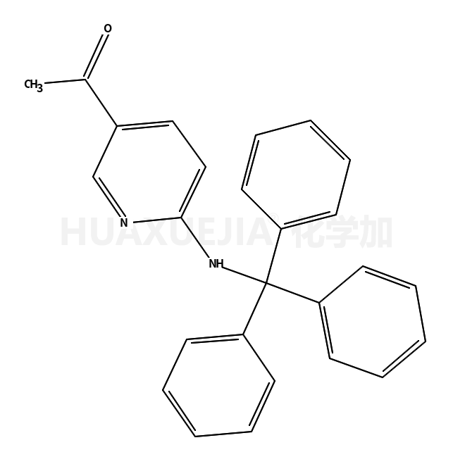 1-[6-(三苯甲基氨基)-吡啶-3-基]-乙酮