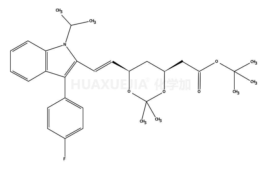 (4R,6S)-6-[(1E)-2-[3-(4-Fluorophenyl)-1-(1-methylethyl)-1H-indol-2-yl]ethenyl]-2,2-dimethyl-1,3-dioxane-4-acetic Acid 1,1-Dimethylethyl Ester