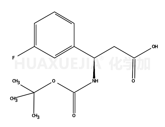 BOC-(S)-3-氨基-3-(3-氟苯基)-丙酸