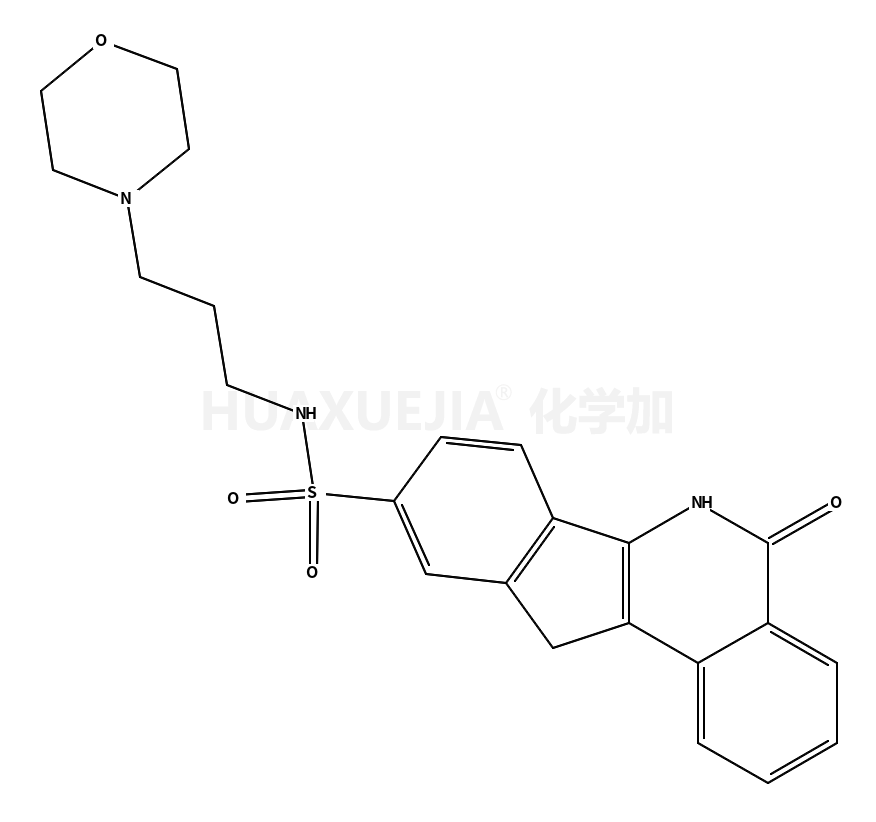 6,11-二氢-N-[3-(4-吗啉)丙基]-5-氧代-5H-茚并[1,2-c]异喹啉-9-磺酰胺