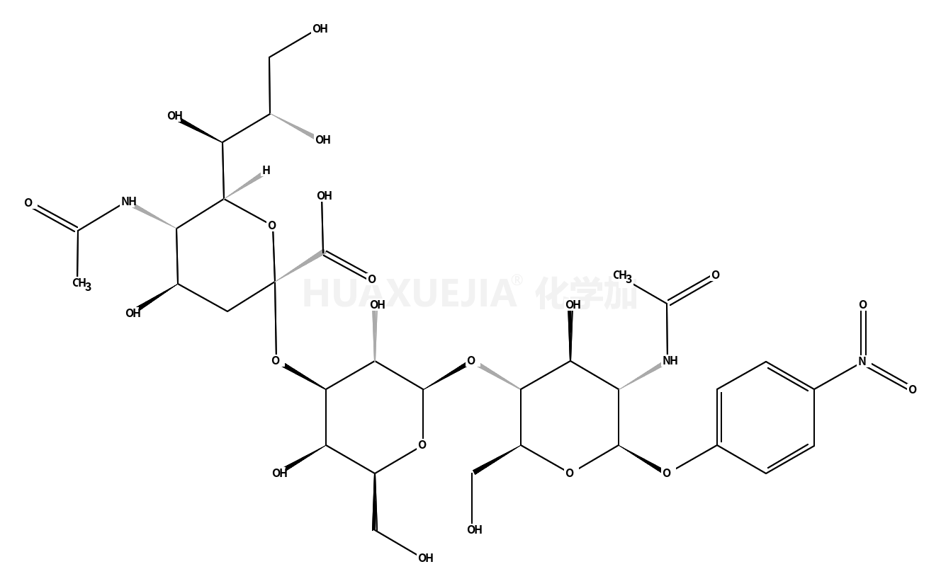 (2S,4R,5R,6R)-5-acetamido-2-[(2S,3S,4S,5S,6S)-2-[(2S,3S,4R,5S,6S)-5-acetamido-4-hydroxy-2-(hydroxymethyl)-6-(4-nitrophenoxy)oxan-3-yl]oxy-3,5-dihydroxy-6-(hydroxymethyl)oxan-4-yl]oxy-4-hydroxy-6-[(1R,2R)-1,2,3-trihydroxypropyl]oxane-2-carboxylic acid