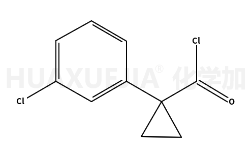 Cyclopropanecarbonyl chloride, 1-(3-chlorophenyl)- (9CI)