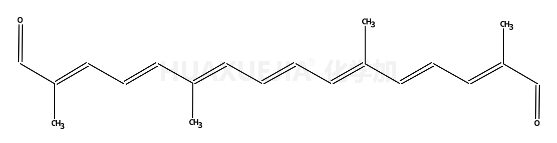 (2E,4E,6E,8E,10E,12E,14E)-2,6,11,15-四甲基-2,4,6,8,10,12,14-十六碳七烯二醛