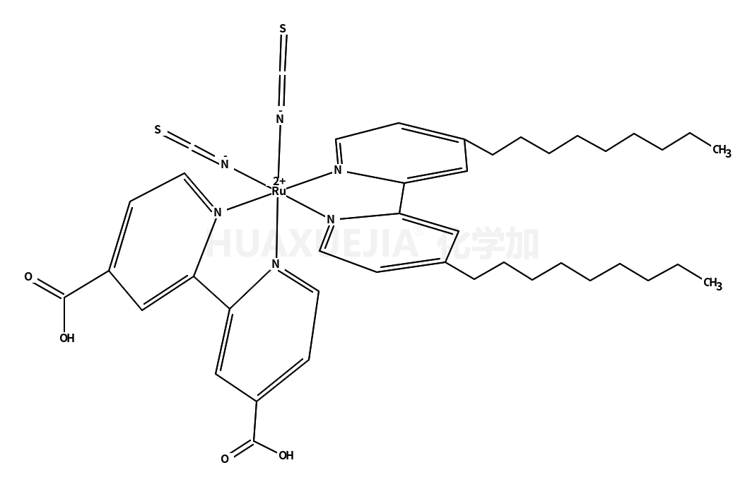 顺式-双(异硫氰基)(2,2'-联吡啶基-4,4'-二羧基)(4,4'-二-壬基-2'-联吡啶基)钌(II)