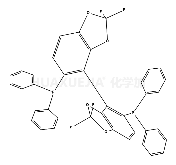 S-(+)-5,5'-双(二苯基磷)-2,2,2',2'-四氟-4,4'-二-1,3-苯并二氧二氯甲烷络合物