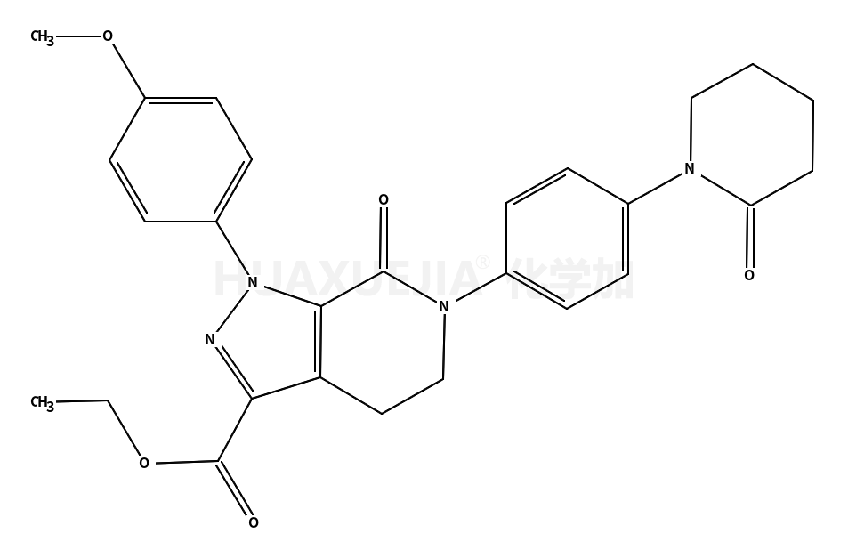 4,5,6,7-四氢-1-(4-甲氧基苯基)-7-氧代-6-[4-(2-氧代-1-哌啶基)苯基]-1H-吡唑并[3,4-c]吡啶-3-羧酸乙酯