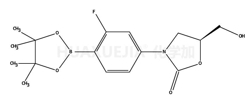 (5R)-3-[3-氟-4-(4,4,5,5-四甲基-1,3,2-二氧杂环戊硼烷-2-基)苯基]-5-(羟基甲基)-2-恶唑烷酮