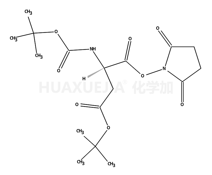 N-叔丁氧羰基-L-天门冬氨酸 4-叔丁酯 1-羟基琥珀酰亚胺酯