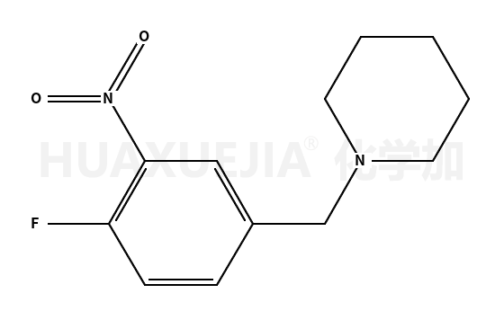 1-(4-氟-3-硝基芐基)哌啶