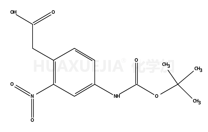 4-[[(1,1-二甲基乙氧基)羰基]氨基]-2-硝基苯乙酸