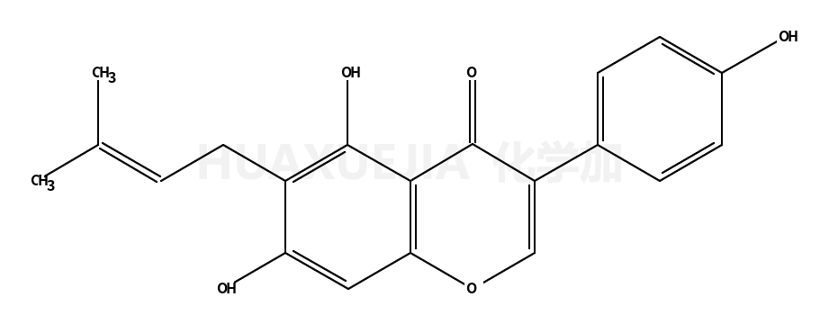5,7,4'三羟基-6-异戊烯基异黄酮