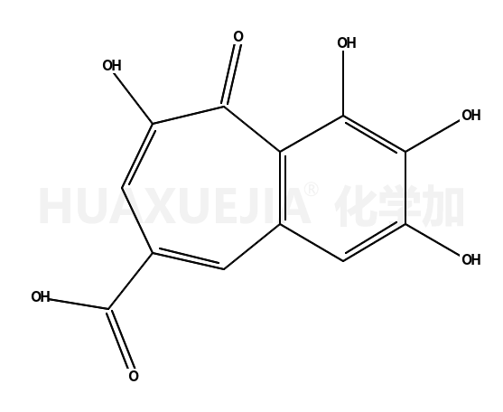 2,3,4,5-tetrahydroxy-6-oxobenzo[7]annulene-8-carboxylic acid