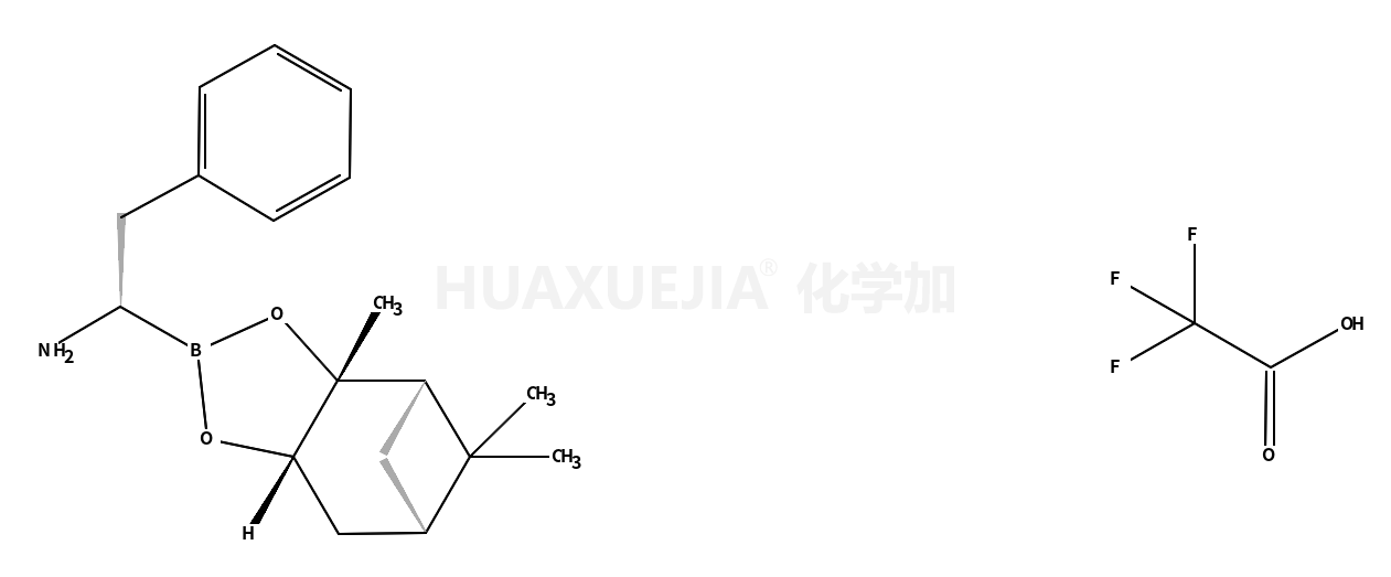 (3AS,4S,6S,7AR)-六氢-3A,5,5-三甲基-ALPHA-(苯甲基)-4,6-甲桥-1,3,2-苯并二氧硼烷-2-甲胺三氟乙酸盐