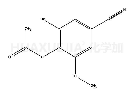2-溴-4-氰基-6-甲氧基苯基 乙酯