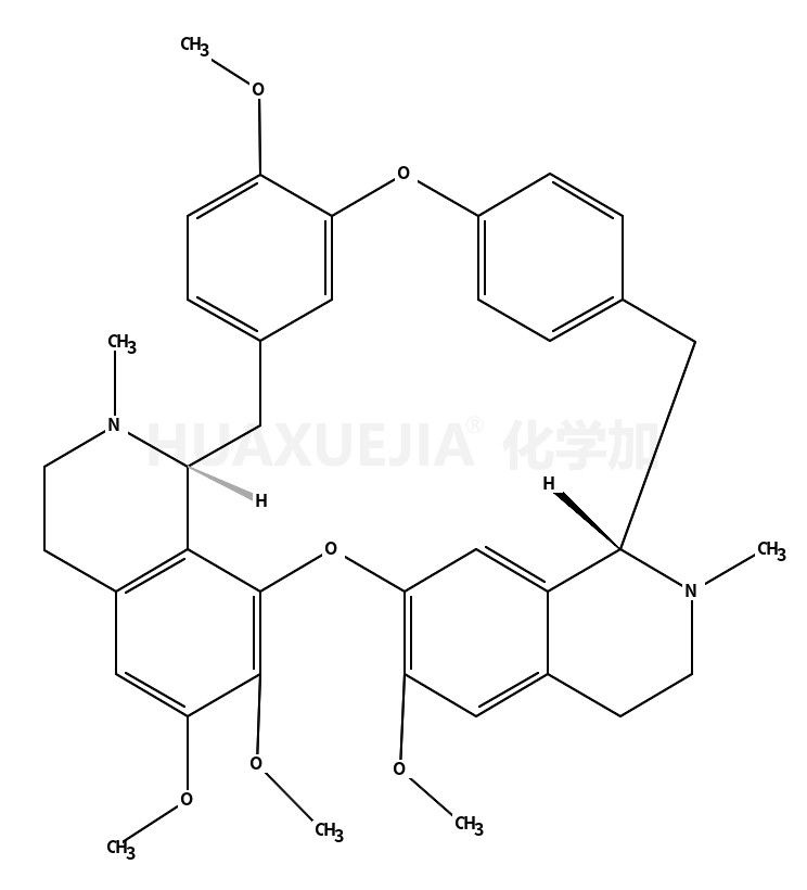 518-34-3,粉防己堿（漢防己甲素）