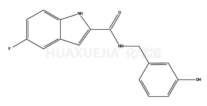 1H-​Indole-​2-​carboxamide, 5-​fluoro-​N-​[(3-​hydroxyphenyl)​methyl]​-