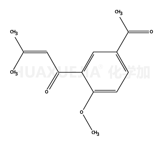 1-(5-乙酰基-2-甲氧基苯基)-3-甲基丁-2-烯-1-酮