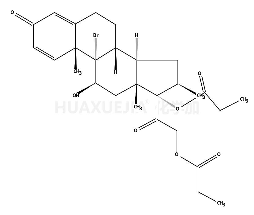 [2-[(8S,9R,10S,11S,13S,14S,16S,17R)-9-bromo-11-hydroxy-10,13,16-trimethyl-3-oxo-17-propanoyloxy-6,7,8,11,12,14,15,16-octahydrocyclopenta[a]phenanthren-17-yl]-2-oxoethyl] propanoate