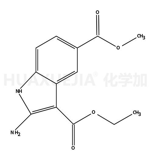 2-氨基-1H-吲哚-3,5-二羧酸 3-乙酯 5-甲酯