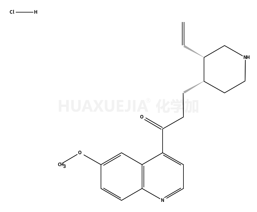 (3R-顺式)-1-(6-甲氧基-4-喹啉)-3-(3-乙烯基-4-哌啶)-1-丙酮盐酸盐