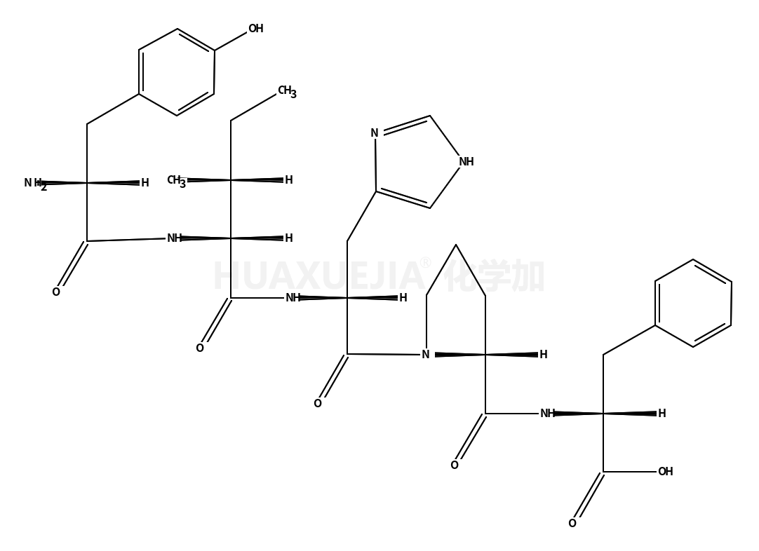 酪氨酰-异亮氨酰-组氨酰-脯氨酰-苯丙氨酸