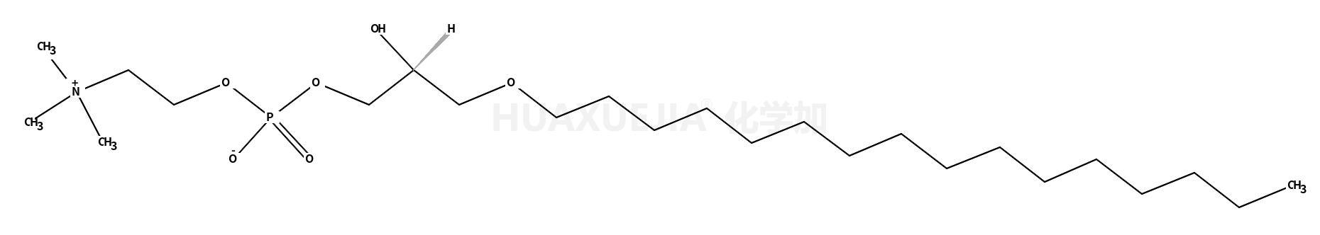 1-O-hexadecyl-2-hydroxy-sn-glycero-3-phosphocholine