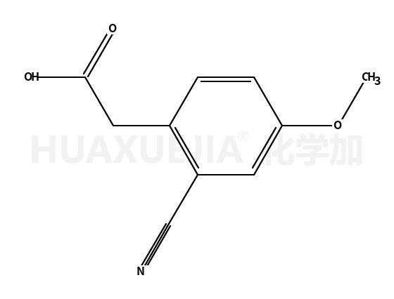2-(2-Cyano-4-methoxyphenyl)acetic acid