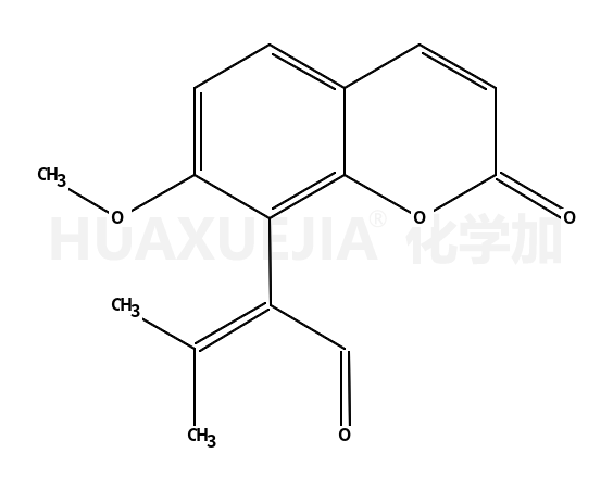 2-(7-methoxy-2-oxochromen-8-yl)-3-methylbut-2-enal