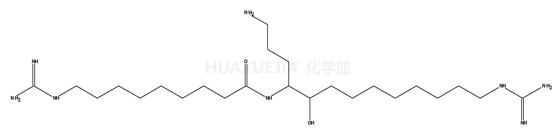 N-[1-amino-13-(diaminomethylideneamino)-5-hydroxytridecan-4-yl]-9-(diaminomethylideneamino)nonanamide