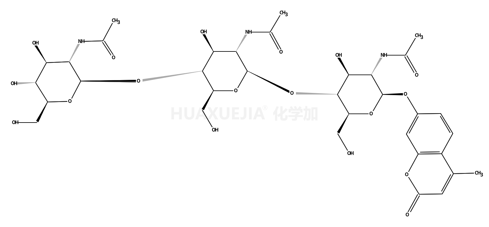 4-Methylumbelliferyl β-D-N，N’，N”-Triacetylchitotrioside