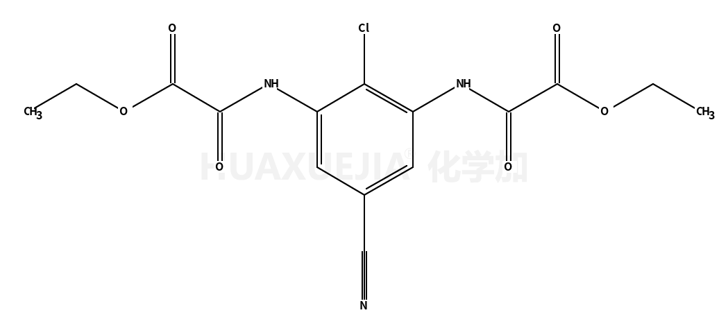 ethyl 2-[2-chloro-5-cyano-3-[(2-ethoxy-2-oxoacetyl)amino]anilino]-2-oxoacetate