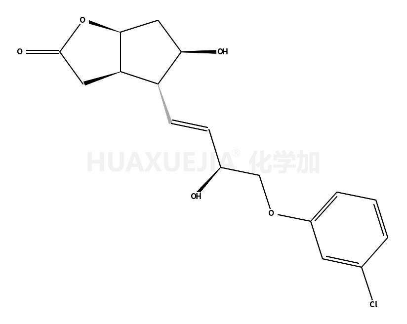 2H-环戊并[B]呋喃-2-酮,4-[(1E,3R)-4-(3-氯苯氧基)-3-羟基-1-丁烯-基]六氢-5-羟基-,(3AR,4R,5R,6AS)-(...)