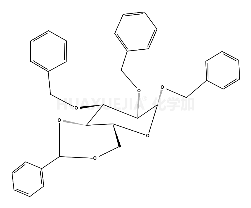 1,2,3-三-O-苄基-4,6-O-亚苄基-α-D-吡喃半乳糖苷