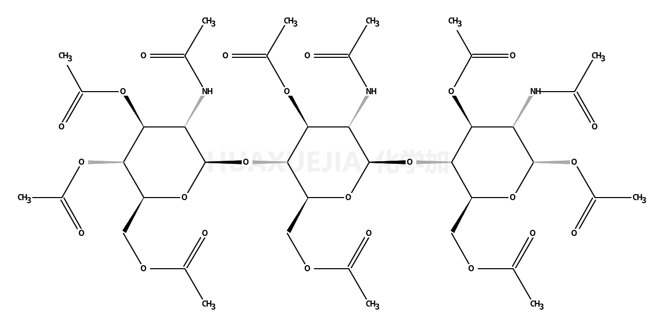 Chitotriose undecaacetate