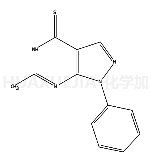 6-甲基-1-苯基-1,5-二氢-4H-吡唑并[3,4-d]嘧啶-4-硫酮