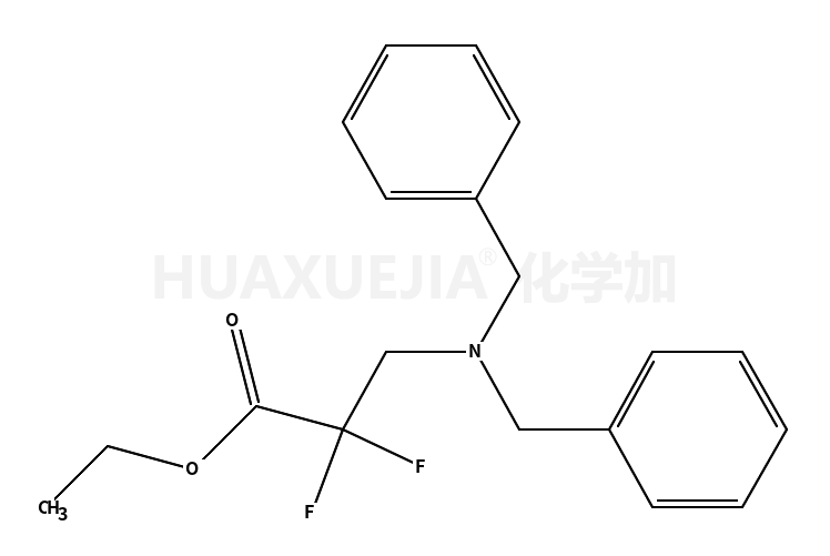 3-二苄基氨基-2,2-二氟-丙酸乙酯