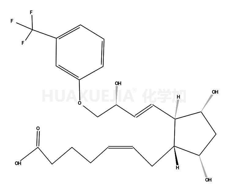 (5Z)-7-[(1R,2R,3R,5S)-3,5-Dihydroxy-2-{(3S)-3-hydroxy-4-[3-(trifl uoromethyl)phenoxy]-1-buten-1-yl}cyclopentyl]-5-heptenoic acid