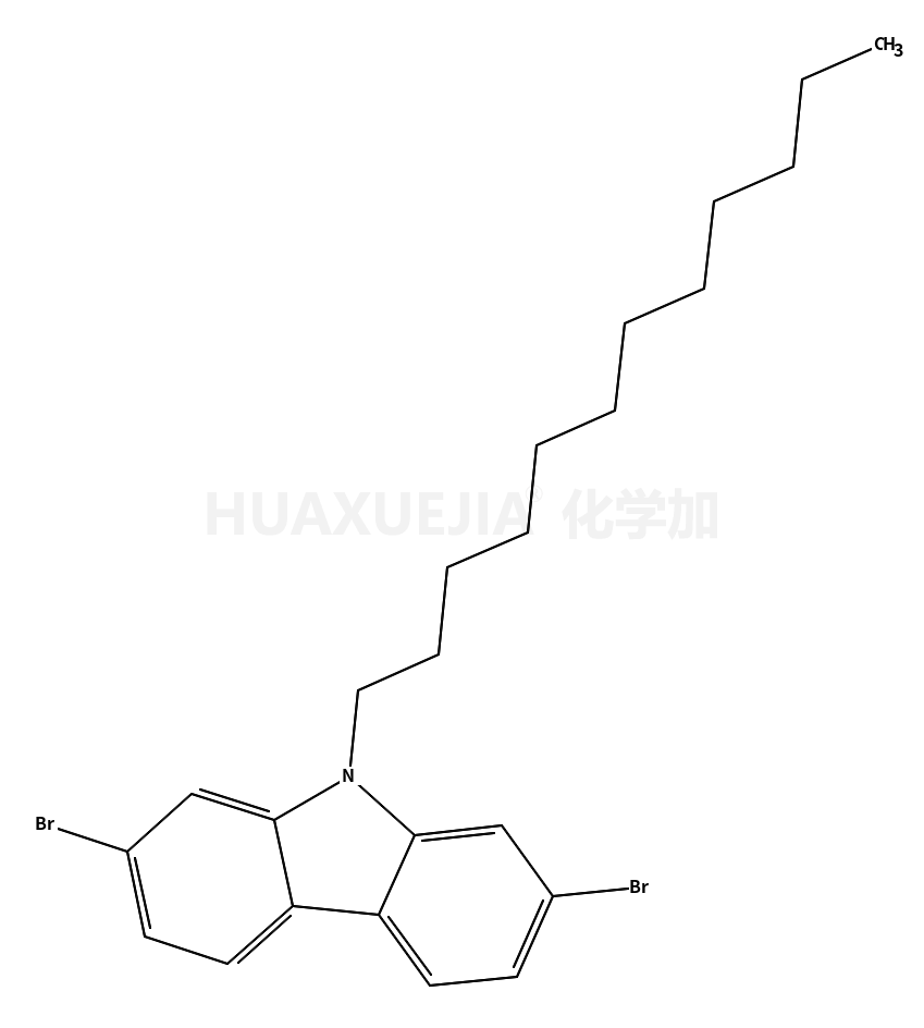 2,7-二溴-9-十二烷基咔唑